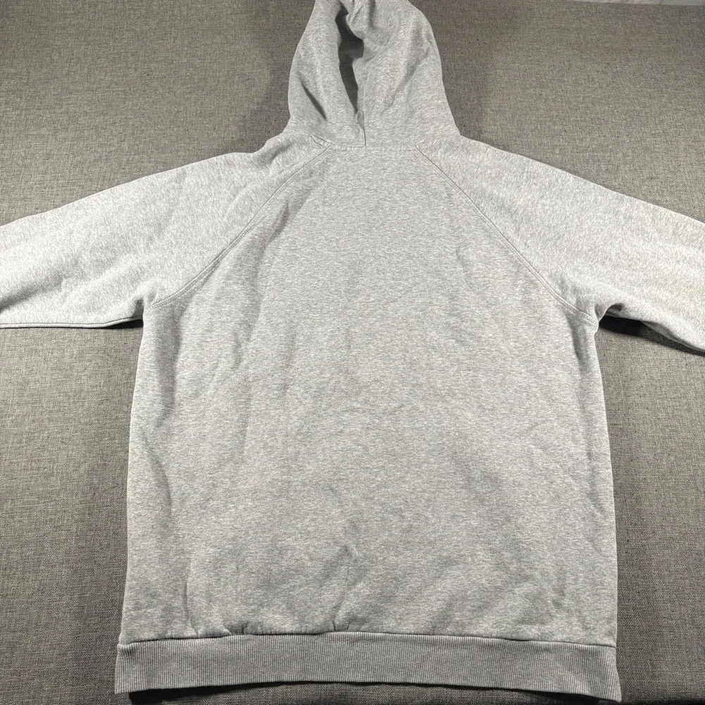 Adidas Hoodie Mens Large Gray Originals Trefoil Logo Pullover Sweatshirt‎
